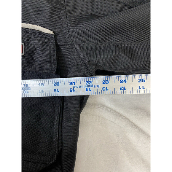 Polaris DuPont Thermolite Size Large Motorcycle Snowmobile Jacket Racing Black - Picture 13 of 16